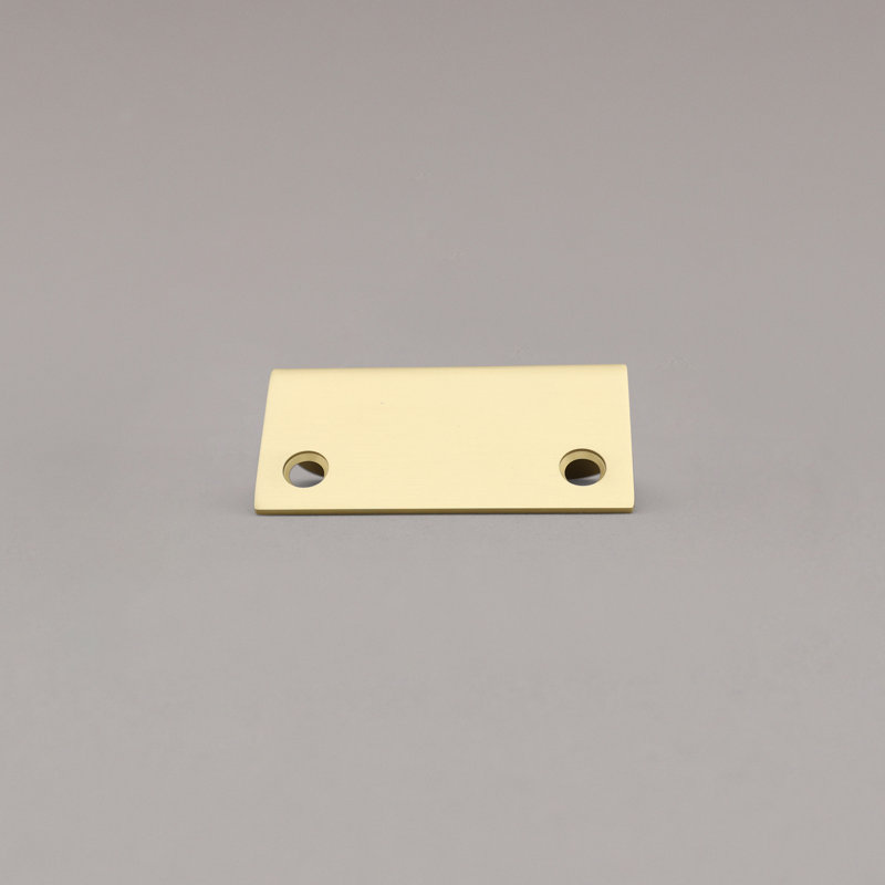Sweep Edge Pull, Satin Brass