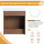 Ensemble de meuble-lavabo simple 18 po avec lavabo en résine Drifor, ensemble de meuble-lavabo simple 18 po avec plateau en résine-261779133