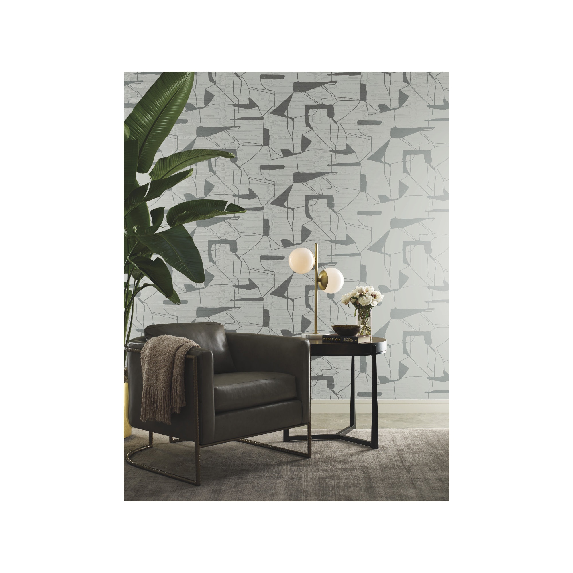 Alza Abstract Roll, Gray