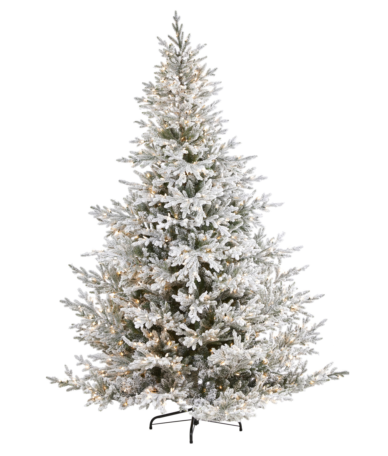 Lighted Artificial Christmas Tree, 8' H