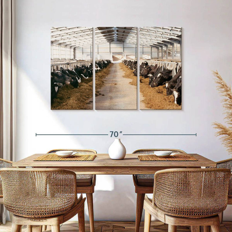 Brampt Barn Cows, 36" H x 57" W