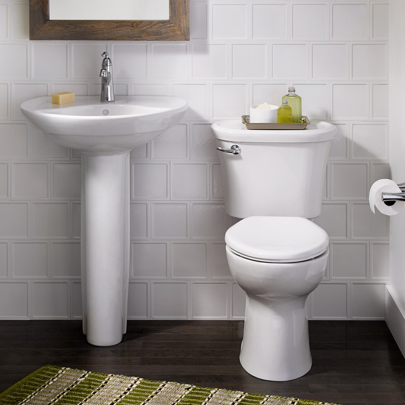 American Standard Ravenna 20'' U-Shaped Bathroom Sink, White, Single Hole