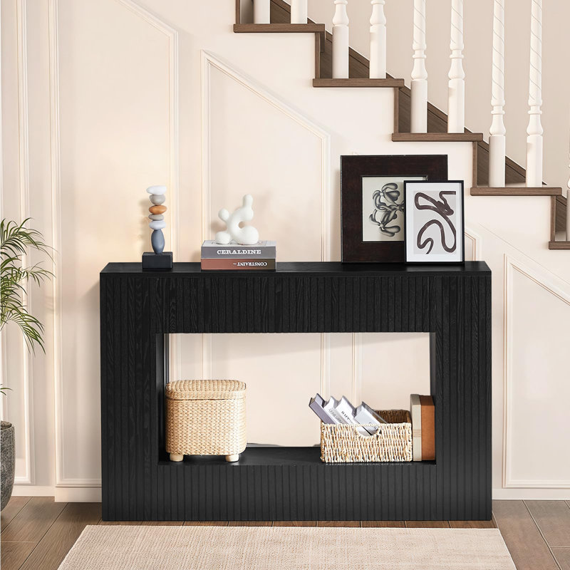 55" Console Table, Black
