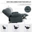 Fauteuil inclinable avec massage et vibration chauffante