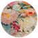 Machine Washable Indoor/Outdoor Jenning ACN2264 Floral Rug