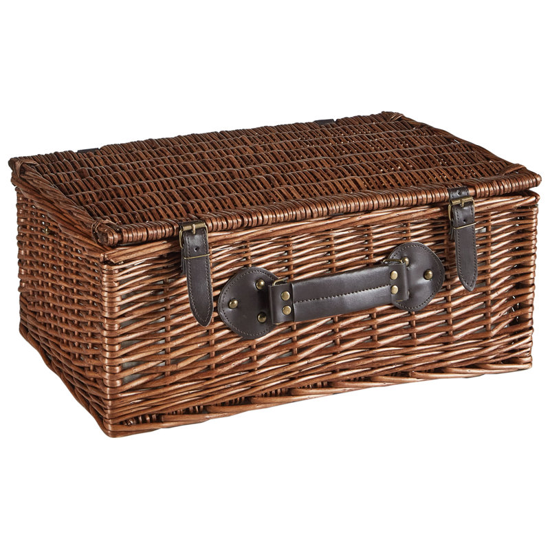 PRUNEAU Picnic Basket , Service for 4