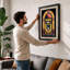 Golden Jukebox Art Deco - Framed Print-1859263576-1859263579