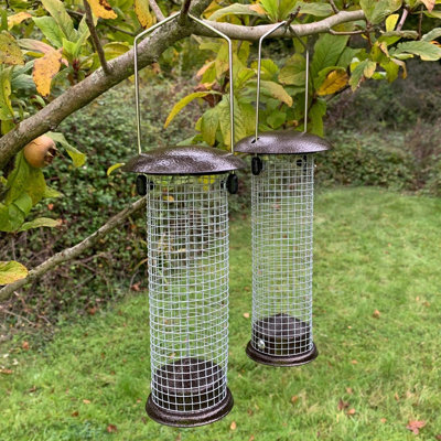 Erdenheim Metal Hanging Tube Bird Feeder