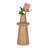 Ceramic Vase with Floral Embossed Design - Elegant Decorative Accent-474214723