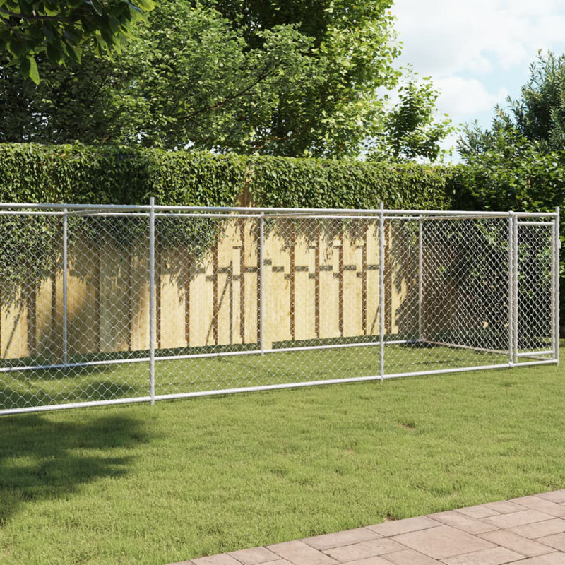 Alejandra 150cm H Steel Yard Kennel, 150 H x 800 W x 200 D cm