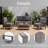 Jalaysha 350 - Person Patio Conversation Set with Cushions-1200957476