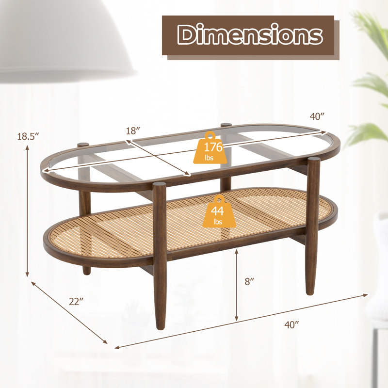 Table basse Alaeyah, Brun