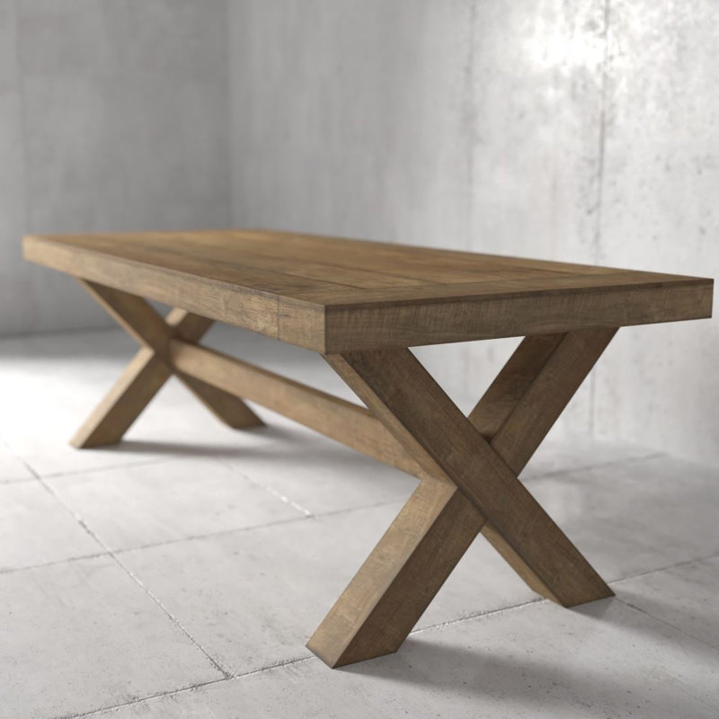 Table de restaurant rectangulaire Chapdelaine Bertjan L 98,25 po x l 39,25 po