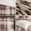 Comfy To Comforter double / grand, style écossais, rembourrage, 2 taies décoratives, 1 coussin décoratif, facilement lavable, look, produit-120953459