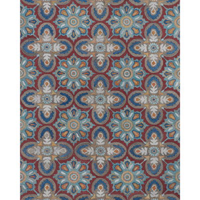 Pavilion Hand-Tufted Multicolor Recycled Polyester Indoor/Outdoor Area Rug