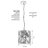 Mini-luminaire suspendu 1 lumière Metropolitan Geo-Gem