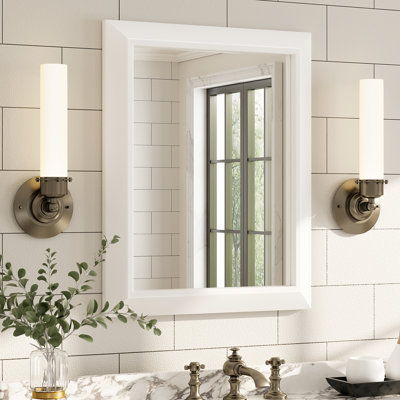 Amara Tempered Glass Mounted Wall Mirror