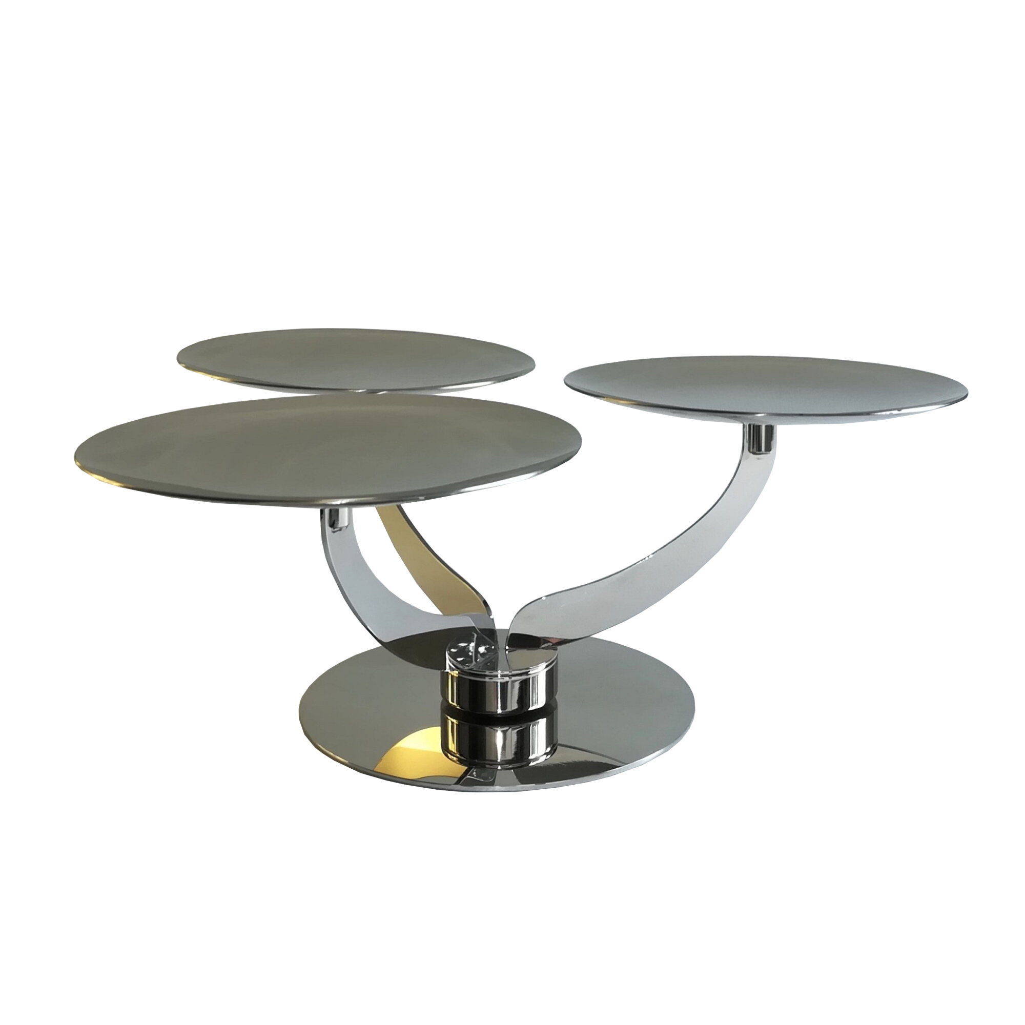 Aryon Acacia Wood Spinning Cake Stand