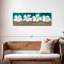 Fleur de frangipanier blanc sur toile-218130547