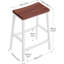 Tabourets de bar, ensemble de 2 chaises de bar, tabourets de selle, comptoir de cuisine avec repose-pieds, tabourets de bar industriels pour la salle à manger, cuisine, comptoir-308140030