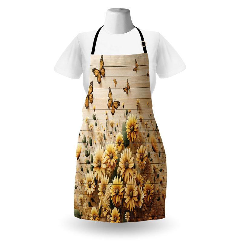 No Pattern Bib Apron