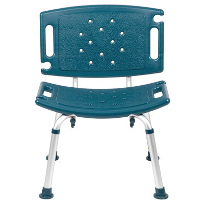 Morgana Tool-Free 300 Lb. Capacity, Adjustable Bath & Shower Chair with Large Back