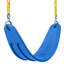 Ensemble de balançoires robustes 3 pièces - 2 balançoires à ceinture (capacité de poids de 250 lb), 1 combo trapèze / anneau, bleu-38250402