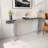 Luxury Full-length Mirror Console Table With Fluted Tempered Glass And Rounded Edge