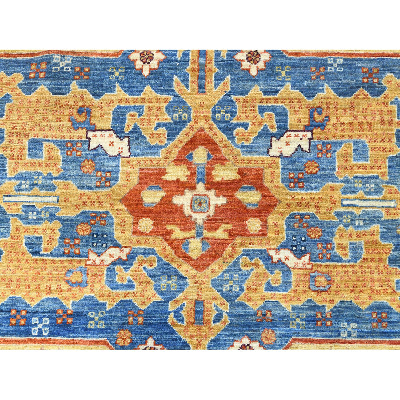 Tapis unique en laine nouvel âge 9 pi x 11 pi 9 po Tineka