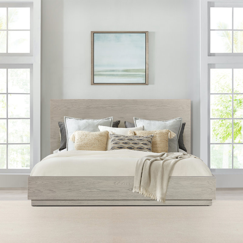 Ambera Solid Wood Slat Bed, King