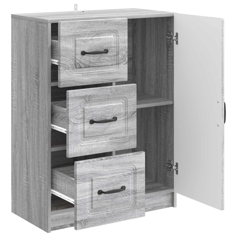 66cm Sideboard, Grey Sonoma
