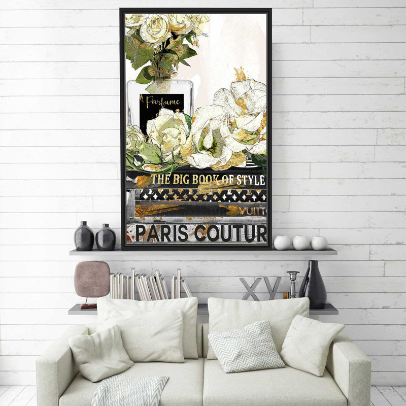 «The Big Book Of Style 1» par By Jodi - impression, H 63,5 po x l 39,5 po x P 2 po, Cadre flottant noir