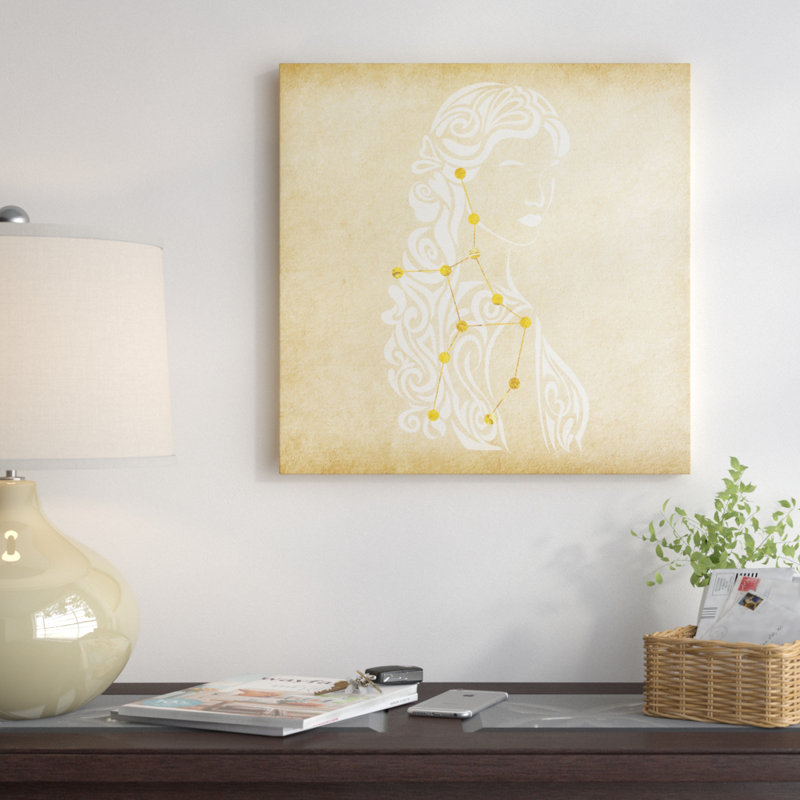 « avec constellaté méticuleuse », impression sur toile tendue, H 37 po x l 37 po x P 1,5 po