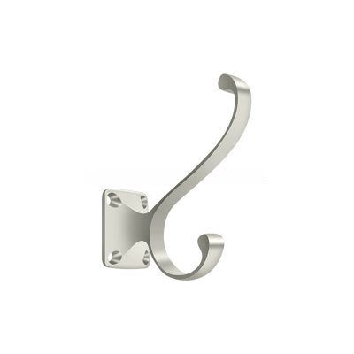 E6E96FD3978D4AA197C79C2123911FBF Crochet robuste pour manteau et chapeau, finition nickel brillant