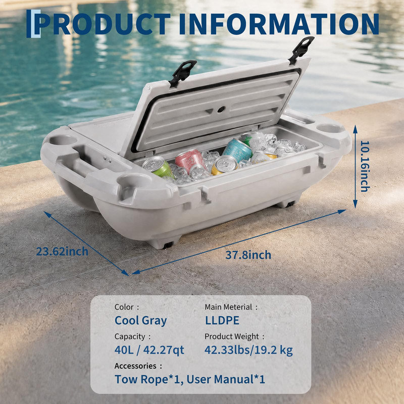 Glacière 40QT Amphibious Floating