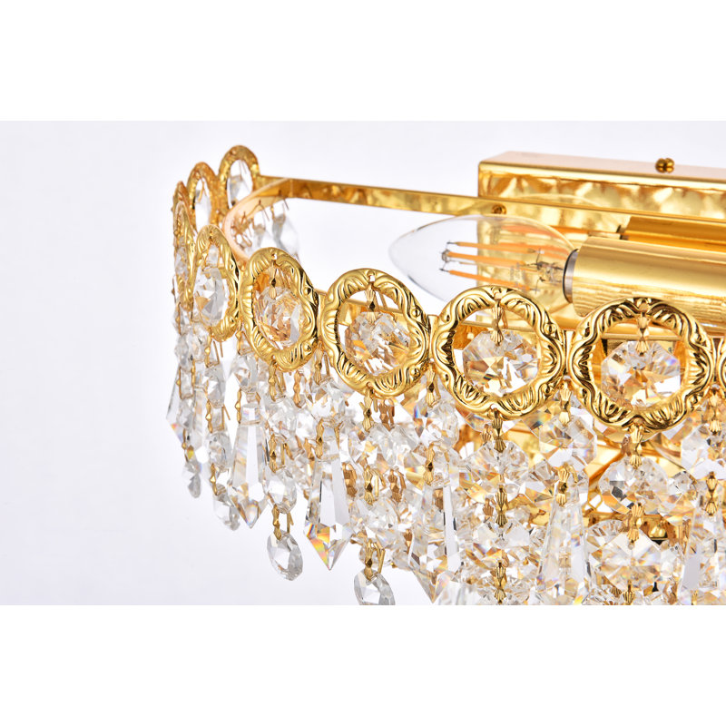 Stoltz Flush Mounted Sconce, Gold