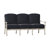 Casa 77.75'' Wide Aluminum Patio Sofa with Cushions-87144776-26092598