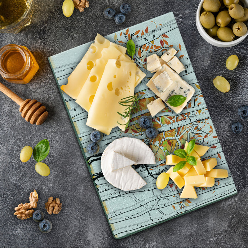 Planche à découper en verre trempé Ambesonne
