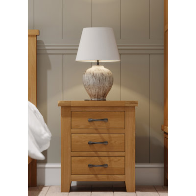 Thornbury 3 Drawer Bedside Table