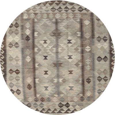 Tapis contemporain gris anthracite / ivoire