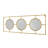 Stylish Wall Mirror With Multiple Convex Mirrors For A Unique And Functional Decor Piece