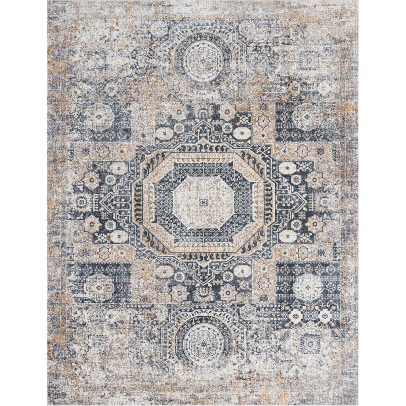 Oriental Indoor Rug, Rectangle 5'6" x 8'6"