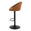 Swivel Upholstered Adjustable Height Bar Stool-565170579-791234644