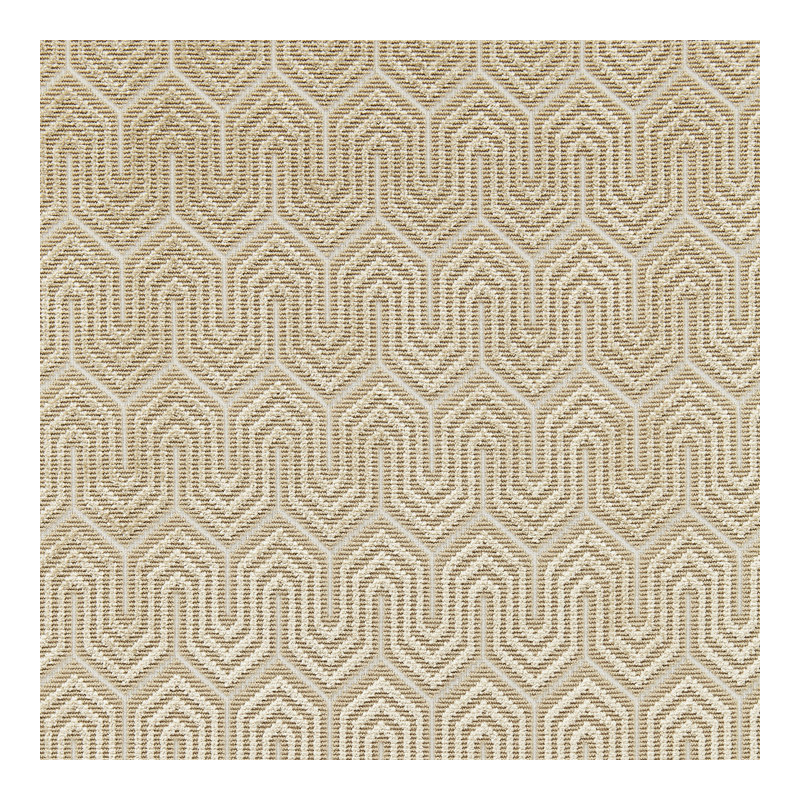 Tissu ondulé Botanica, Fauve