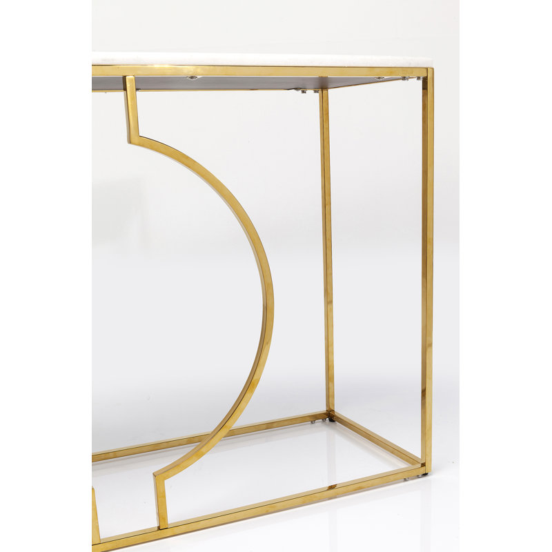 Console Miami Loft 120 x 75cm, Gold, White