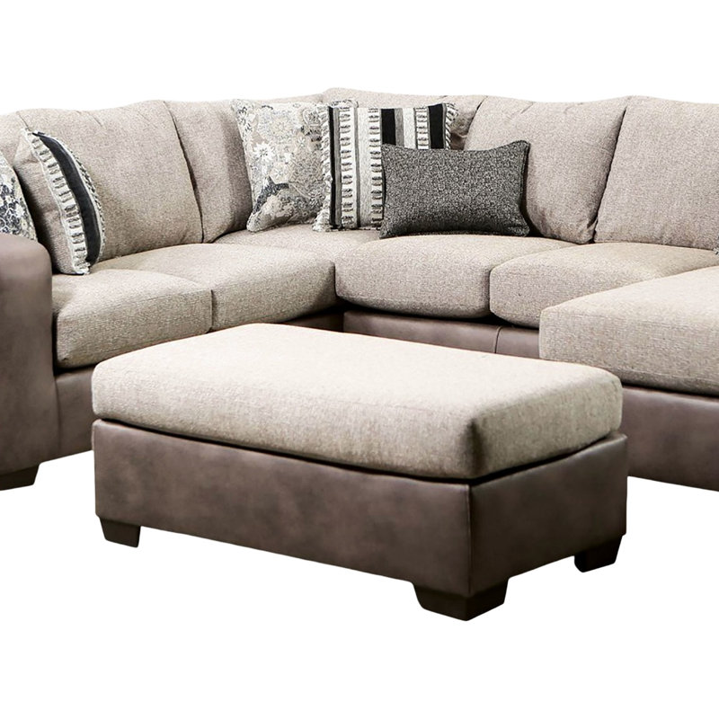 Upholstered Microfiber / Microsuede Footstool