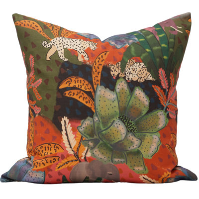 Jungle Trove Square Pillow Cover
