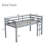Twin-Size Solid Wood Low Loft Bed With Ladder-1089160928