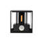 Bismilla Black 10cm H Integrated LED Outdoor Flush Mount