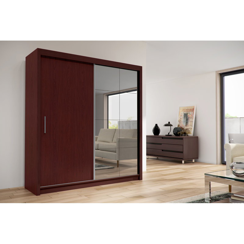 Armoire Dionisio, H 86 po x l 47 po x P 24 po, Acajou